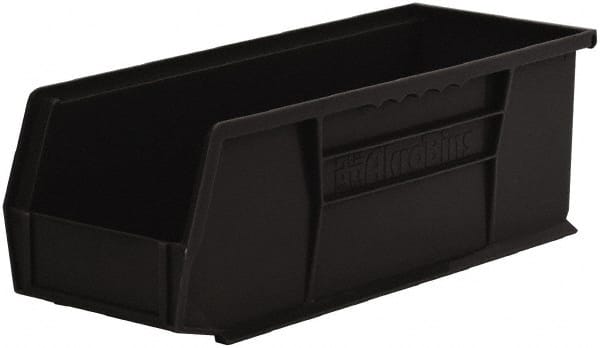 Plastic Hopper Stacking Bin: Black MPN:30234black