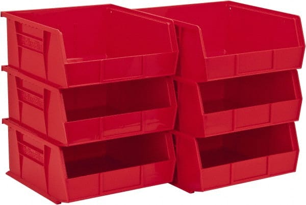 Plastic Hopper Stacking Bin: Red MPN:30235 RED