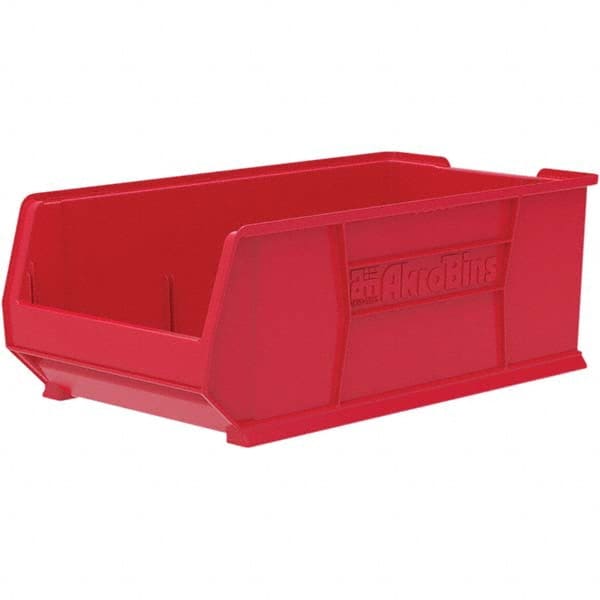 Plastic Hopper Stacking Bin: Red MPN:30293 RED