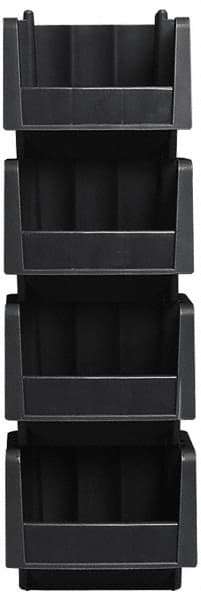 Plastic Hopper Stacking Bin: Black MPN:30796