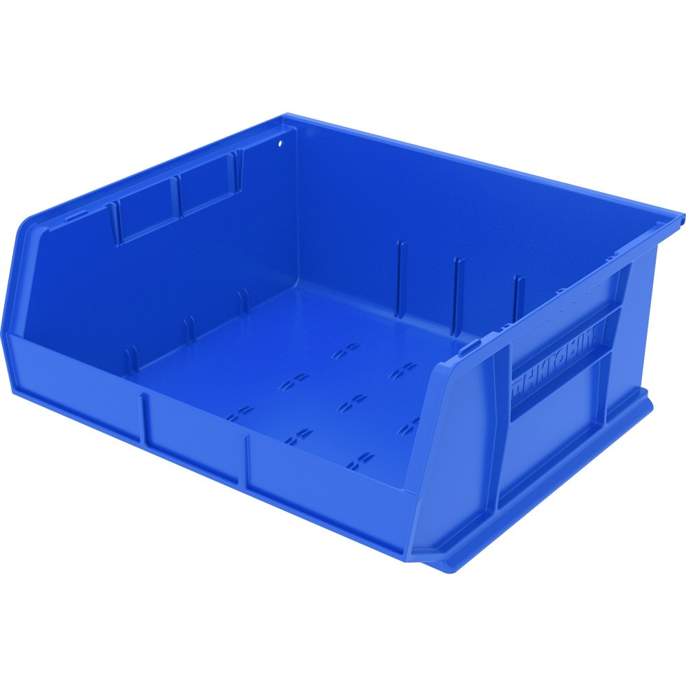 Akro-Mils AkroBin Storage Bin, Medium Size, 7in x 16 1/2in x 14 3/4in, Blue (Min Order Qty 3) MPN:30250BLUE