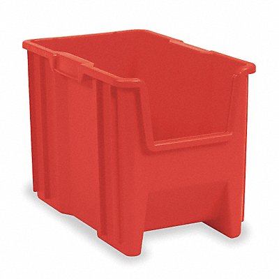 F8813 Stacking Bin Red Plastic 12 1/2 in MPN:13014RED