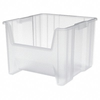 F8826 Stacking Bin Clear Plastic 12 1/2 in MPN:13018SCLAR