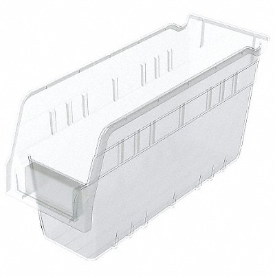 Shelf Bin Clear Plastic 6 in MPN:30040SCLAR