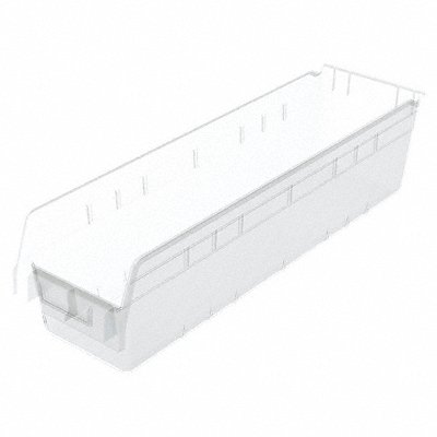 Shelf Bin Clear Plastic 6 in MPN:30094SCLAR