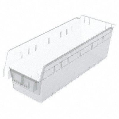 Shelf Bin Clear Plastic 6 in MPN:30098SCLAR