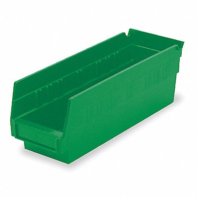 Shelf Bin Green Indstr Grd Poly 4 in MPN:30120GREEN