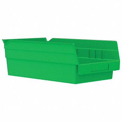 Shelf Bin Green Indstr Grd Poly 4 in MPN:30130GREEN