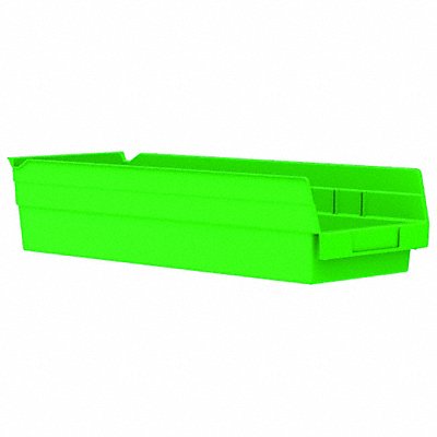 Shelf Bin Green Indstr Grd Poly 4 in MPN:30138GREEN