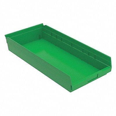 Shelf Bin Green Indstr Grd Poly 4 in MPN:30174GREEN