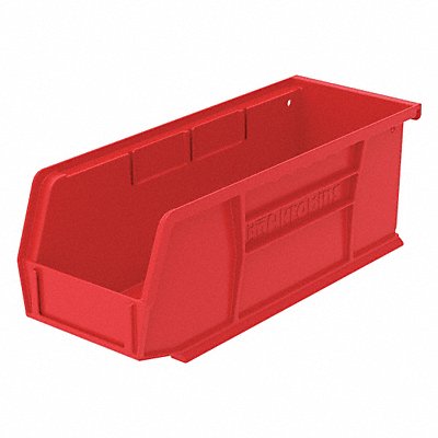 F8647 Hang and Stack Bin Red Plastic 3 in MPN:30220RED