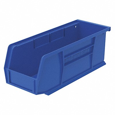 F8685 Hang and Stack Bin Blue Plastic 4 in MPN:30224BLUE