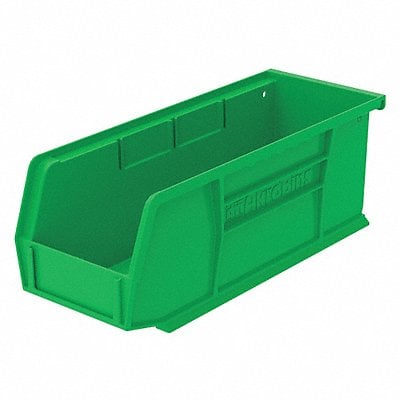 F8685 Hang and Stack Bin Green Plastic 4 in MPN:30224GREEN