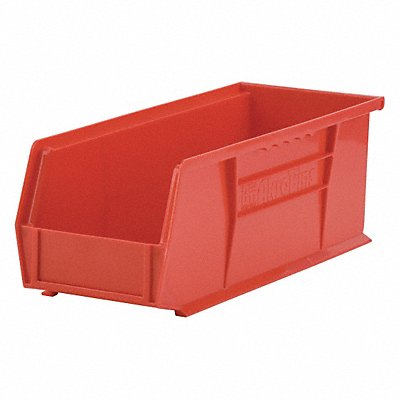 F8659 Hang and Stack Bin Red Plastic 5 in MPN:30234RED