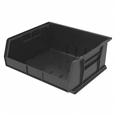 F8696 Hang and Stack Bin Black Plastic 7 in MPN:30250BLACK