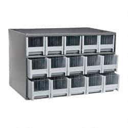 15 Drawer, Small Parts Modular Steel Frame Storage Cabinet MPN:19715