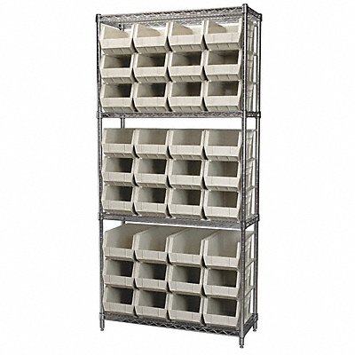 D5519 Bin Shlvng 14inx74inx36in Stone MPN:AWS143630240S