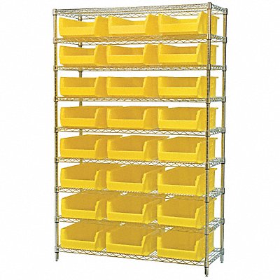 D5362 Bin Shlvng 18inx74inx48in Yellow MPN:AWS184830280Y