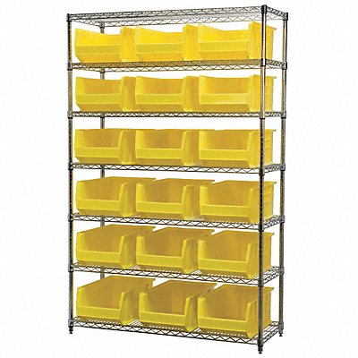 D5363 Bin Shlvng 18inx74inx48in Yellow MPN:AWS184830281Y