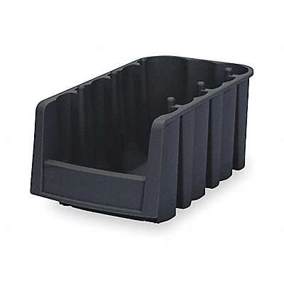 Stack and Nest Bin Black Solid Polymer MPN:30716BLACK