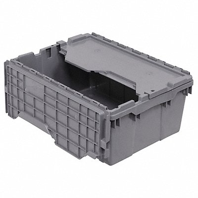 F8960 Attached Lid Ctr Gray Solid Ind Grd Poly MPN:39-0854W023