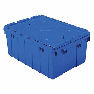 F8960 Attached Lid Ctr Blue Solid Ind Grd Poly MPN:39085BLUE