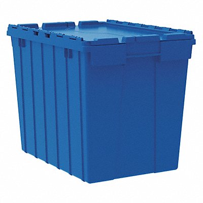 F8958 Attached Lid Ctr Blue Solid Ind Grd Poly MPN:39170BLUE