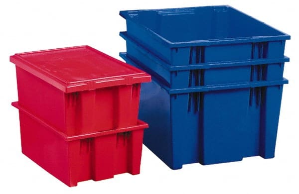 Polyethylene Storage Tote: 45 lb Capacity MPN:35180 BLUE