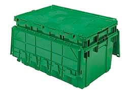 Polyethylene Attached-Lid Storage Tote: 100 lb Capacity MPN:AR2717120204000