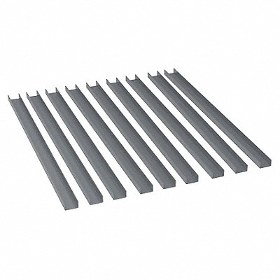 Bin Rail Accessory Kit Gray Steel MPN:30900