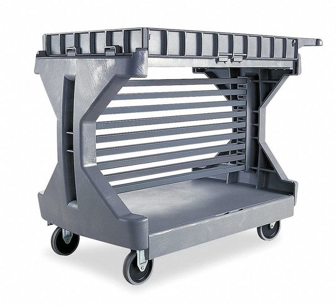 Example of GoVets Utility Cart Bin Rail Kits category