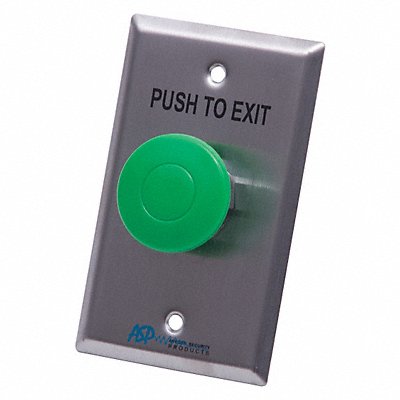 Push to Exit Button Pneumatic 2-1/2 D MPN:ASP-14