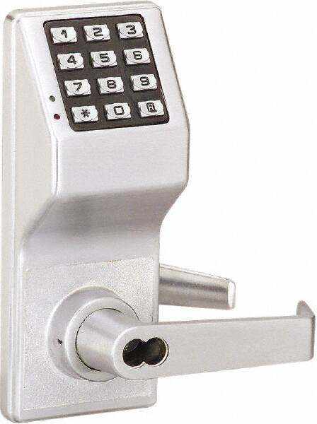 Combination Entry with Key Override Lever Lockset for 1-5/8 to 1-7/8