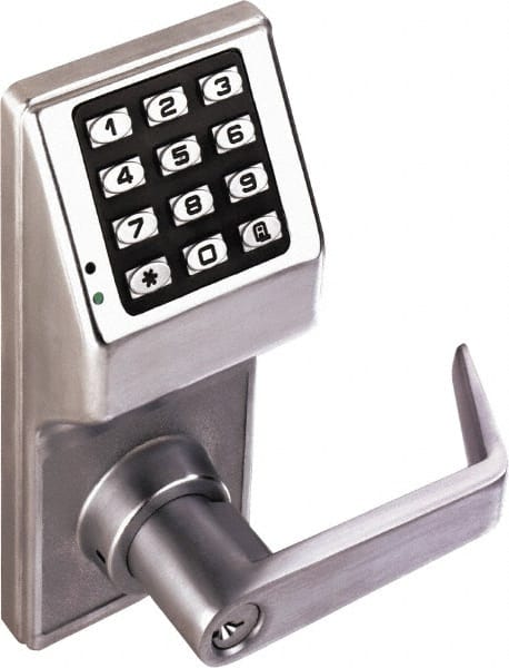 Combination Entry with Key Override Lever Lockset for 1-5/8 to 1-7/8