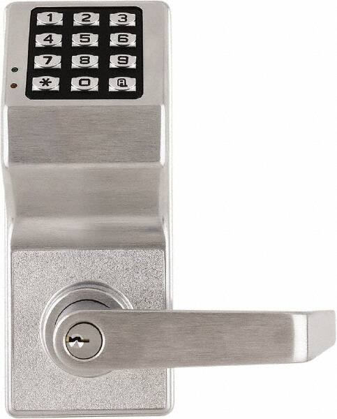 Combination Entry with Key Override Lever Lockset for 1-5/8 to 1-7/8