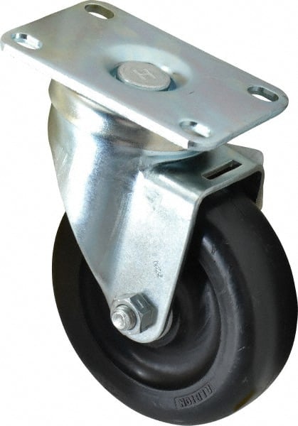 Swivel Top Plate Caster: Polyolefin, 4