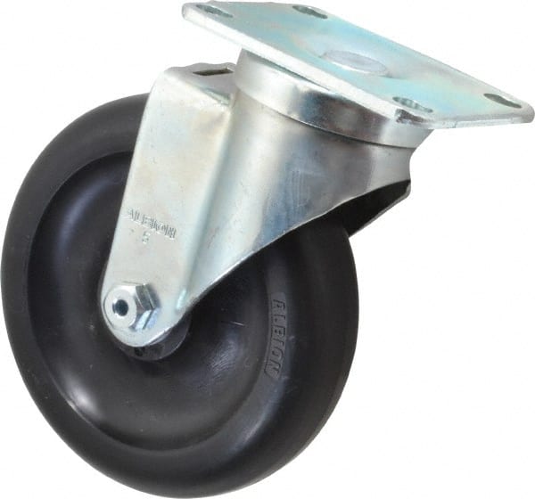 Swivel Top Plate Caster: Polyolefin, 5