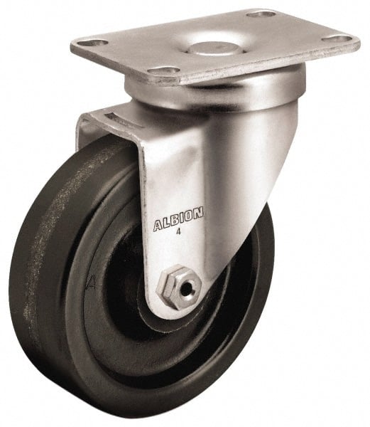 Swivel Top Plate Caster: Phenolic, 4