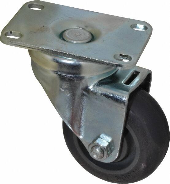 Swivel Top Plate Caster: Polyurethane, 3