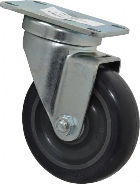 Swivel Top Plate Caster: Polyurethane, 4