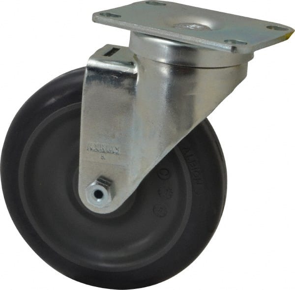 Swivel Top Plate Caster: Polyurethane, 5