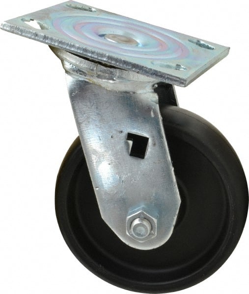 Swivel Top Plate Caster: Polypropylene, 5