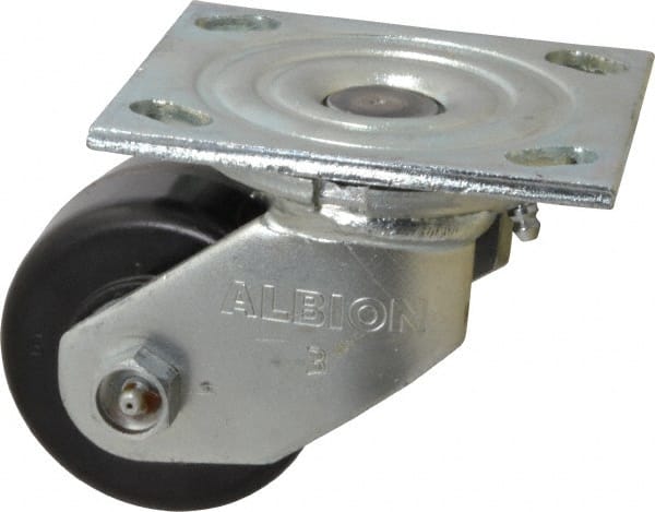 Swivel Top Plate Caster: Phenolic, 3-1/4