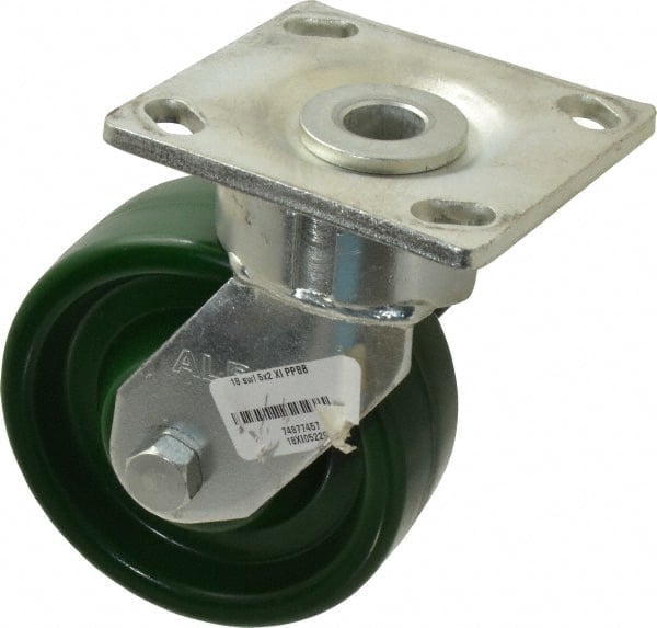 Swivel Top Plate Caster: Polyurethane, 5