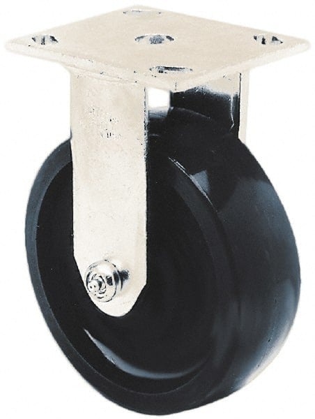 Rigid Top Plate Caster: Semi-Steel, 10