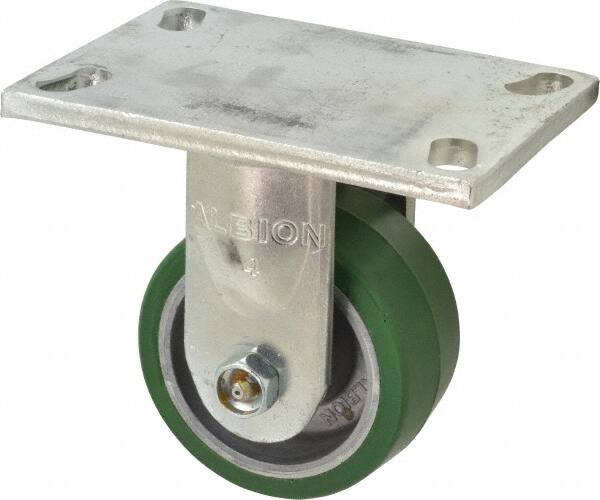 Rigid Top Plate Caster: Polyurethane, 4