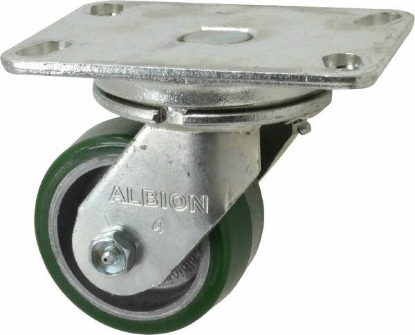 Swivel Top Plate Caster: Polyurethane, 4