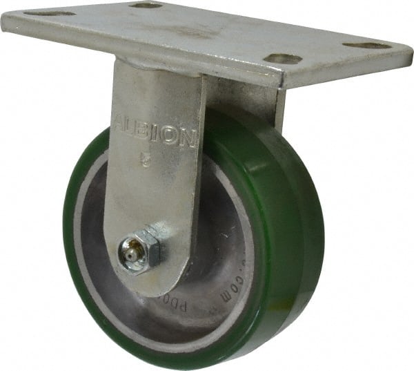 Rigid Top Plate Caster: Polyurethane, 5