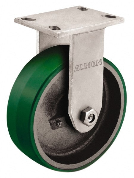 Rigid Top Plate Caster: Polyurethane, 4