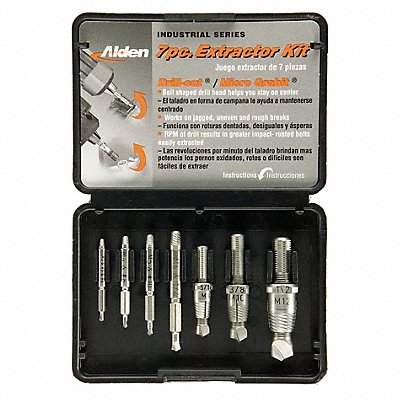 Screw Extractor Set 7pc HSS Plastic Case MPN:7017P